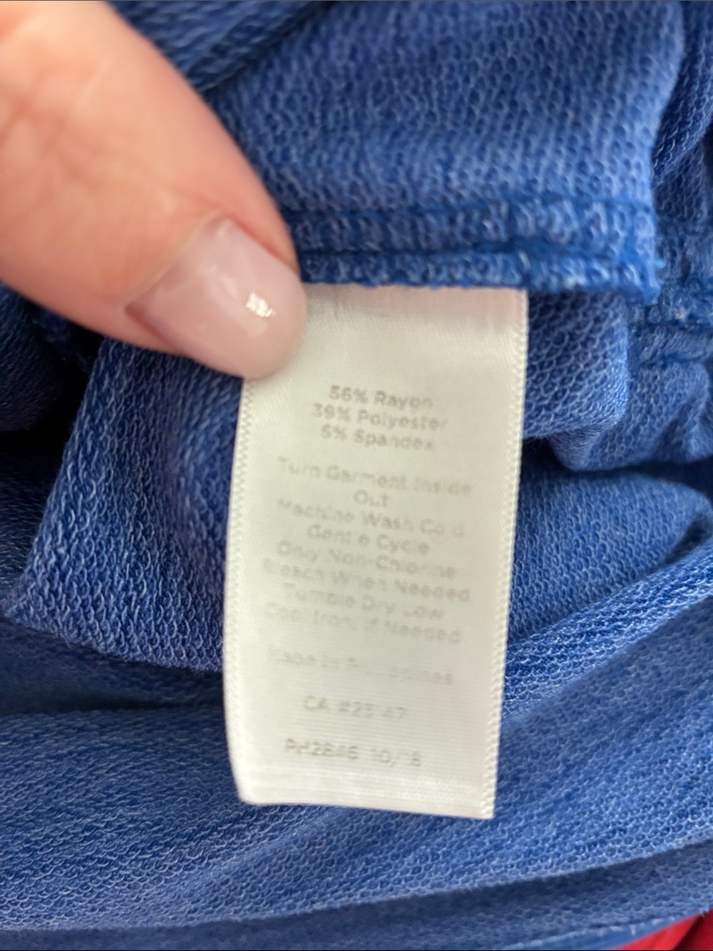 Talbots Blue Striped V‑Neck Swim Coverup - Picture 4 of 4